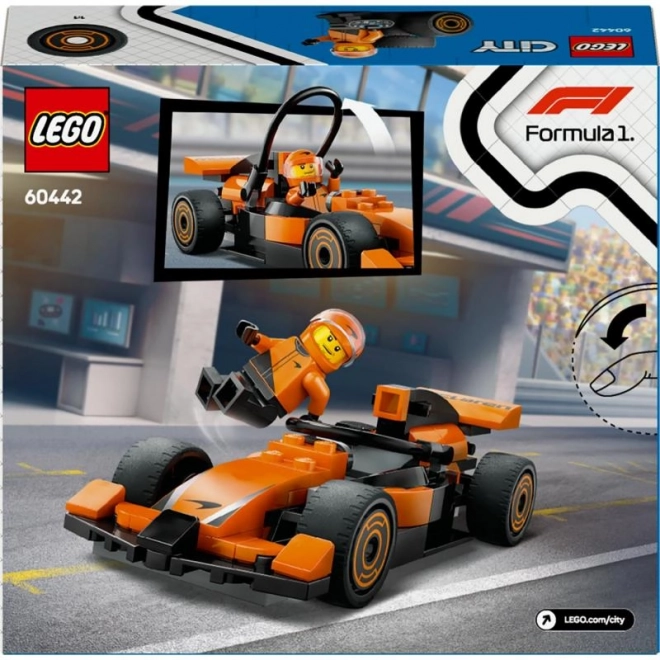 LEGOae City 60442 Pilote F1 avec voiture de course McLaren