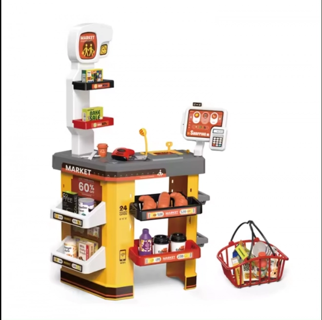 Supermarchés interactifs pour enfants avec accessoires