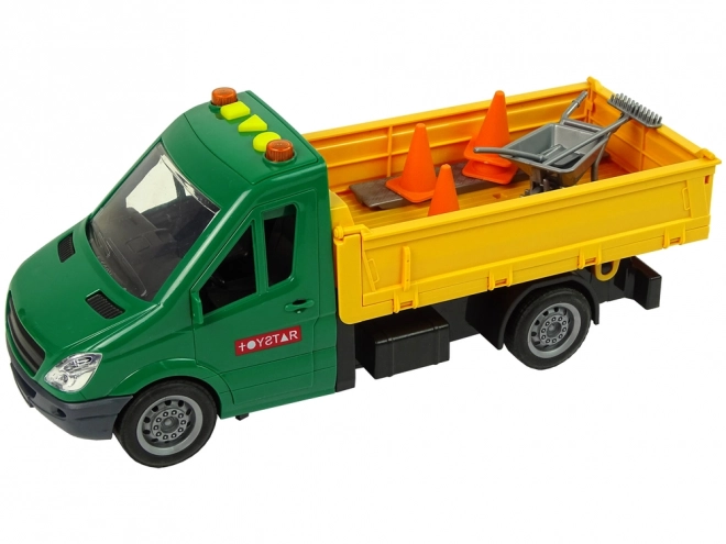 Véhicule Routier Camion à Benne Basculante Propulsion Accessoires Routiers Son