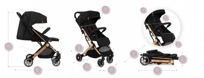 Poussette de sport MoMi ESTELLE noire 2021