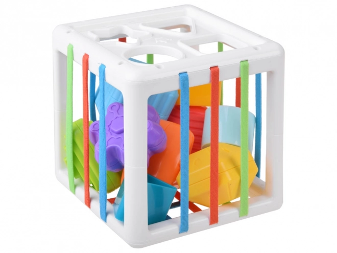 Cube trieur pour enfant avec couverture en caoutchouc