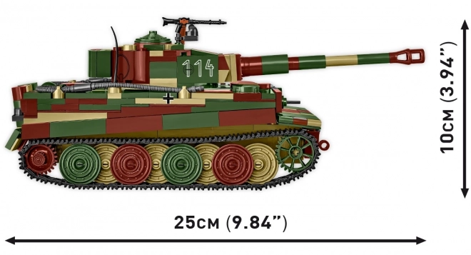 Modèle de char Tiger I de 870 pièces