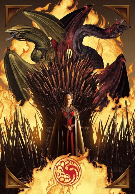 CLEMENTONI Puzzle Rod draka: Rhaenyra Targaryen 1000 pièces