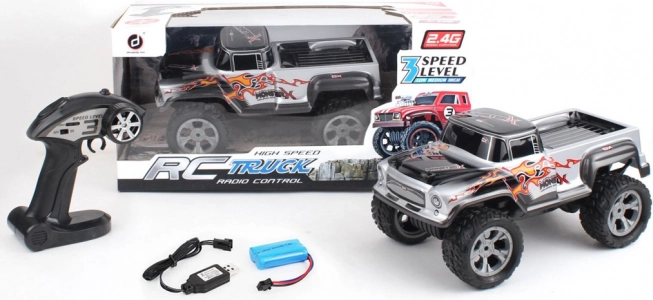 Voiture R/C Monster avec transmission à trois vitesses