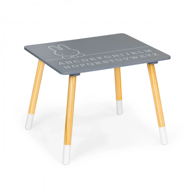 Table et chaise enfants avec motif lapin, ensemble de meubles Ecotoys