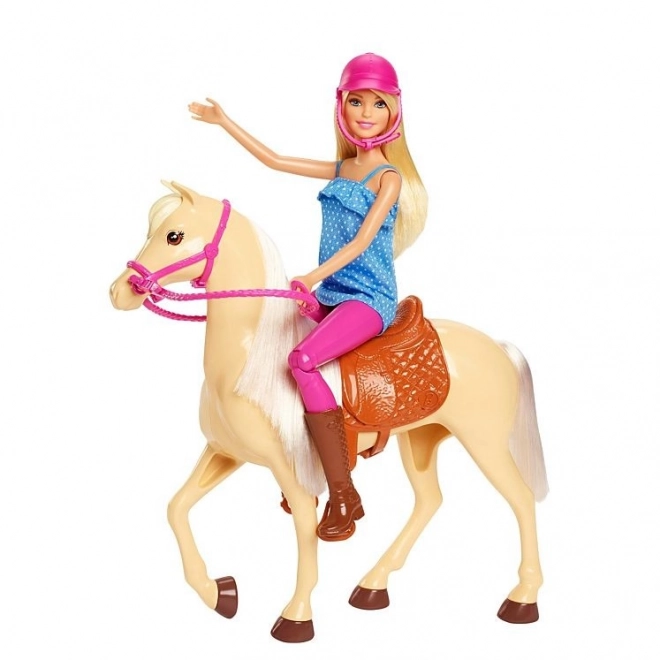 Set équitation Barbie avec cheval