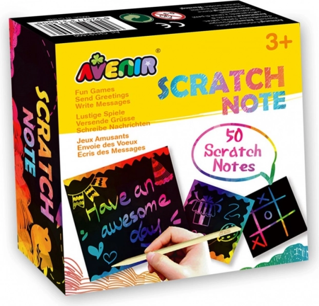 Papier à gratter - Notes