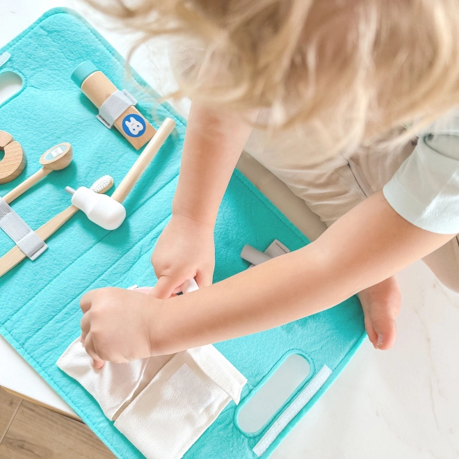 Tooky Toy Ensemble dentaire pour enfants avec sac à dos 19 pcs FSC