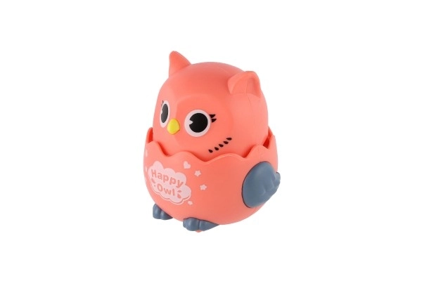 Chouettes joyeuses Sovy en plastique 7x8 cm roulantes