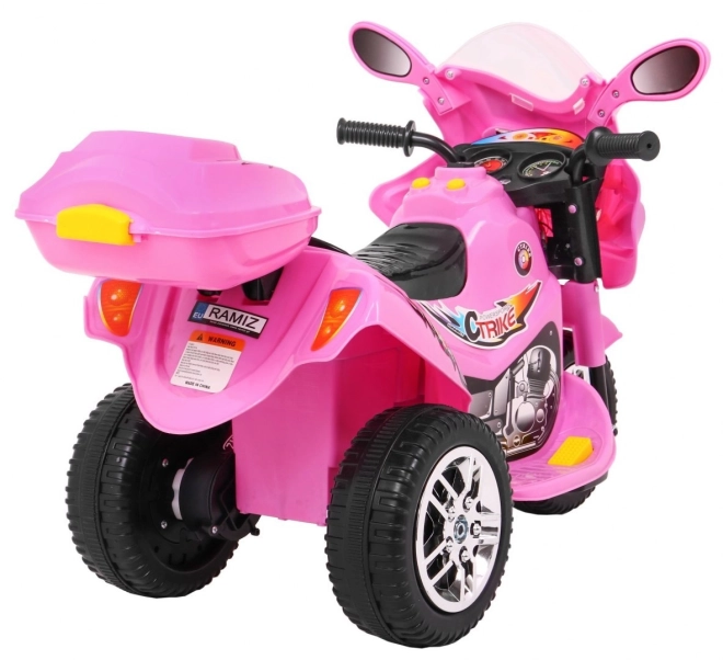 Tricycle BJX-088 moto électrique + sons + lumières – Rose