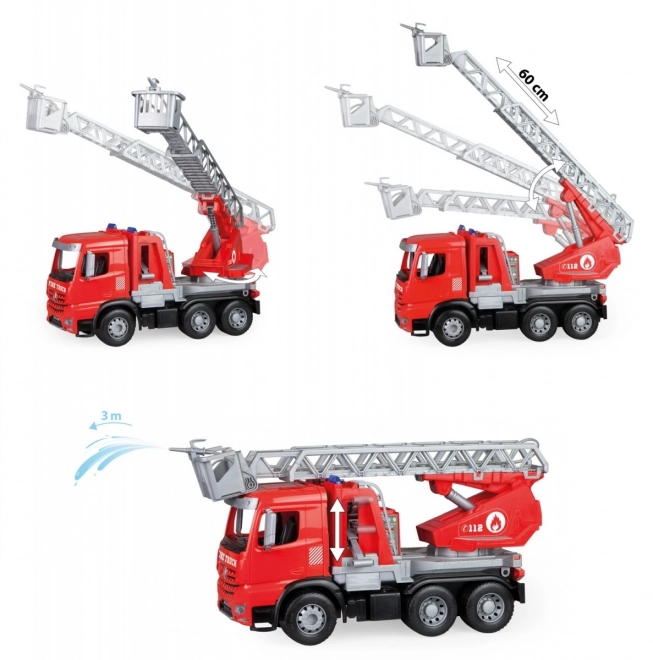 Camion de pompier Mercedes Arocs avec échelle