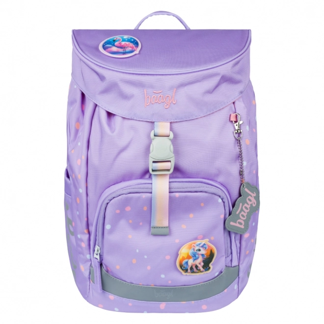 BAAGL 3 SET Airy Peluches: sac à dos, trousse, sac