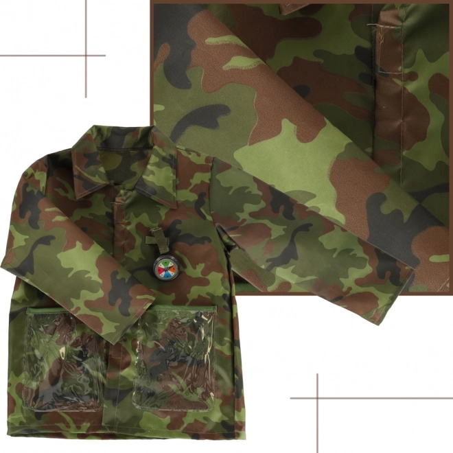 Costume de soldat pour le carnaval 3-8 ans