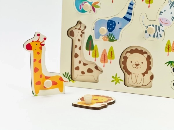 Puzzle en bois - zoo