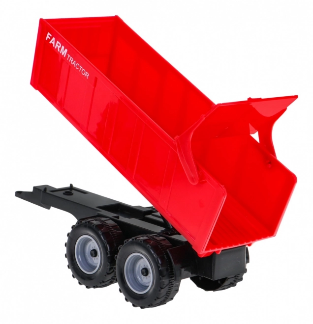 Tracteur avec remorque basculante pour enfant 3+ Pièces mobiles + Friction motrice