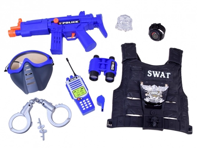 Ensemble de police avec gilet et accessoires
