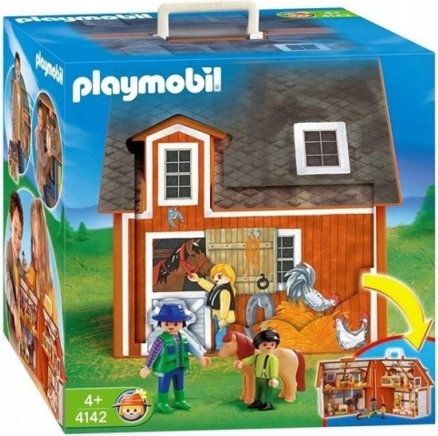 Playmobil ferme portable – set de figurines