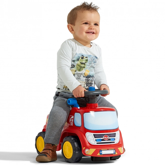 Camion de pompier roulant avec klaxon pour enfants par FALK