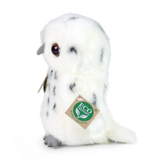 Rappa Peluche chouette blanche 18 cm ÉCOLOGIQUE