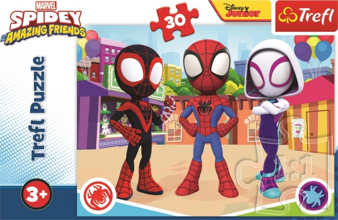 TREFL Puzzle Spidey et ses amis extraordinaires 30 pièces