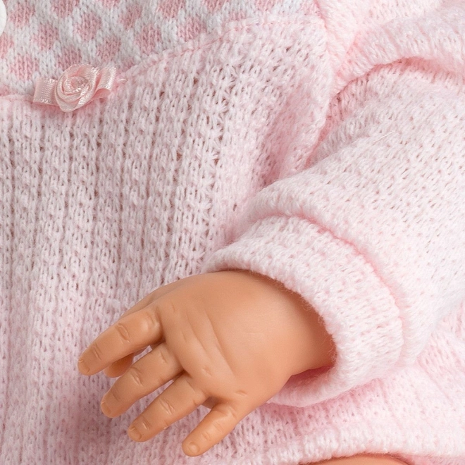 Ensemble tricoté rose tout doux