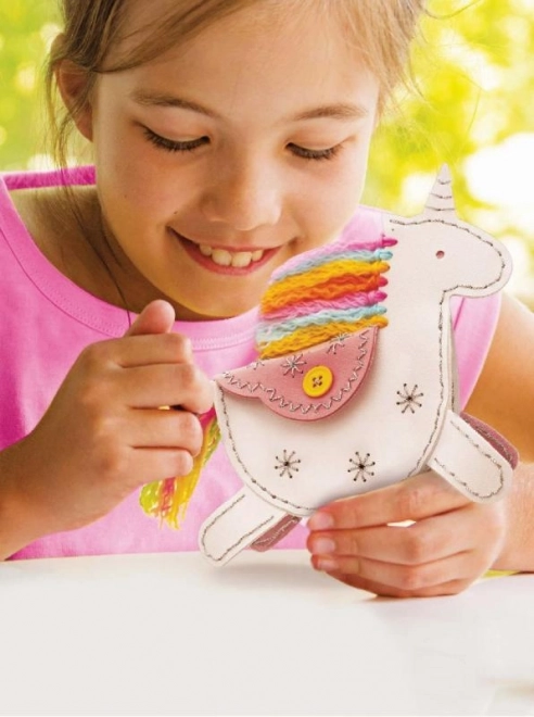 4M kit de couture pour porte-monnaie licorne