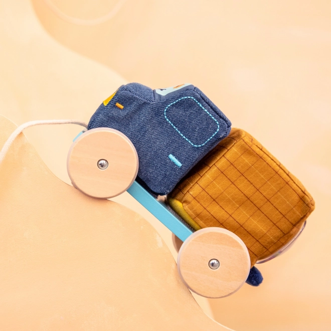 Camion à tirer pour enfants avec l'âne Ignác