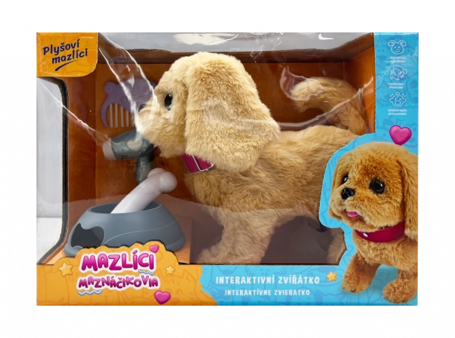 Set de jeu Mazlíci – chien Alík beige