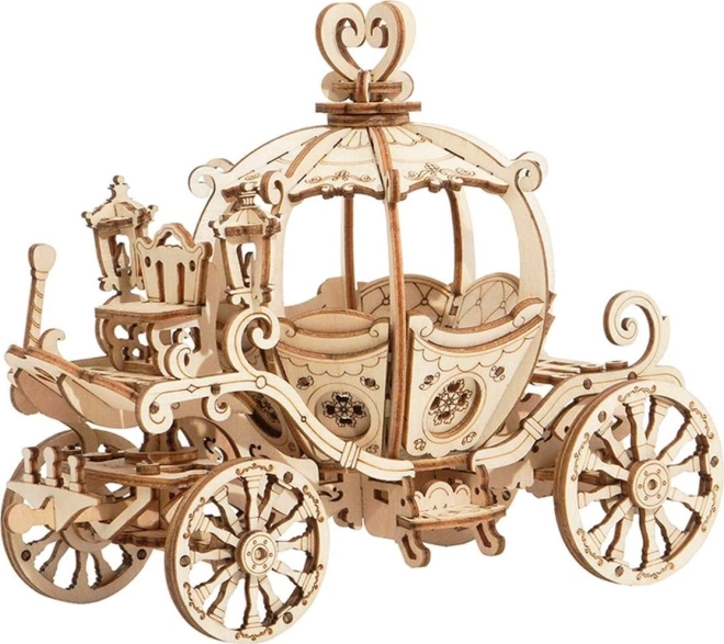 Carrosse en citrouille - Maquette en bois 3D