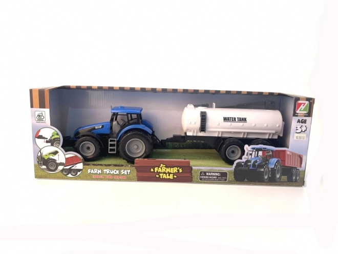 Tracteur à inertie avec remorque