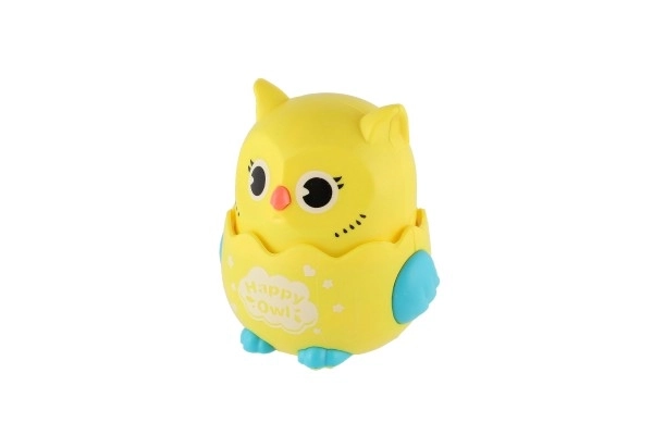 Chouettes joyeuses Sovy en plastique 7x8 cm roulantes