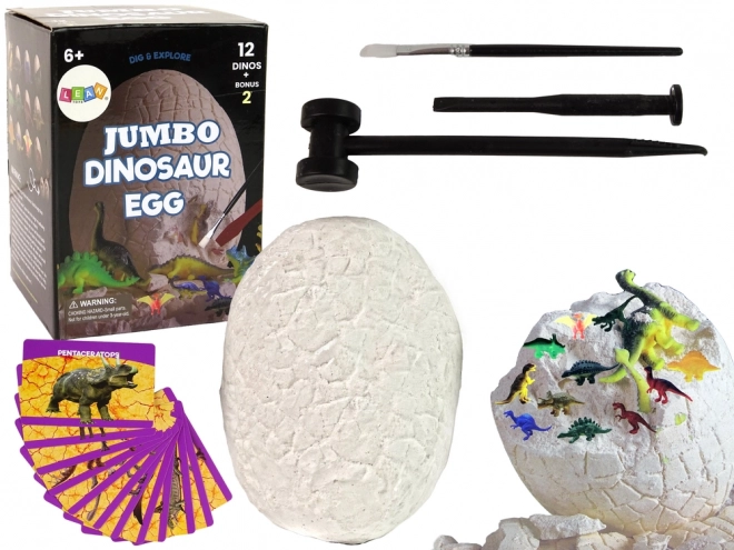 Œuf de dinosaure géant - Ensemble pour paléontologie