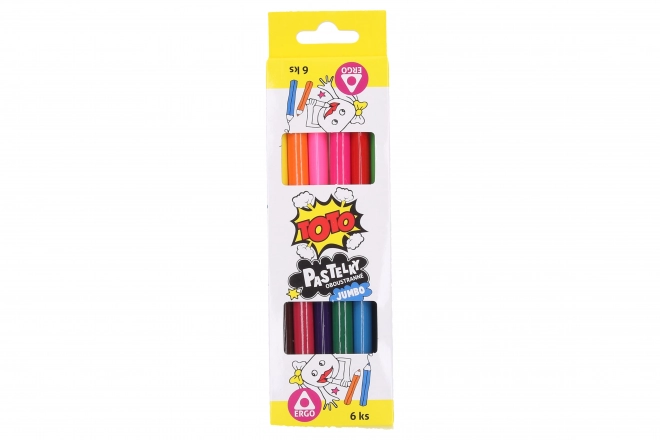 Crayons de couleur Jumbo ERGO 6 pièces