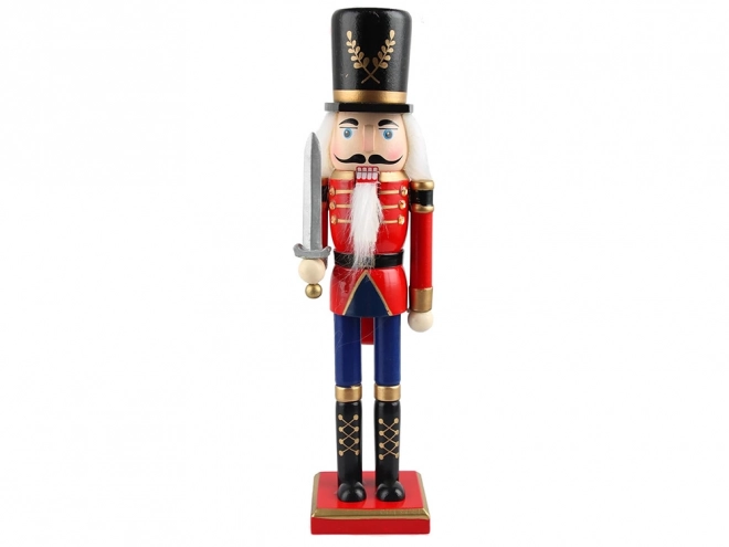 Soldat casse-noisette en bois décoration de Noël