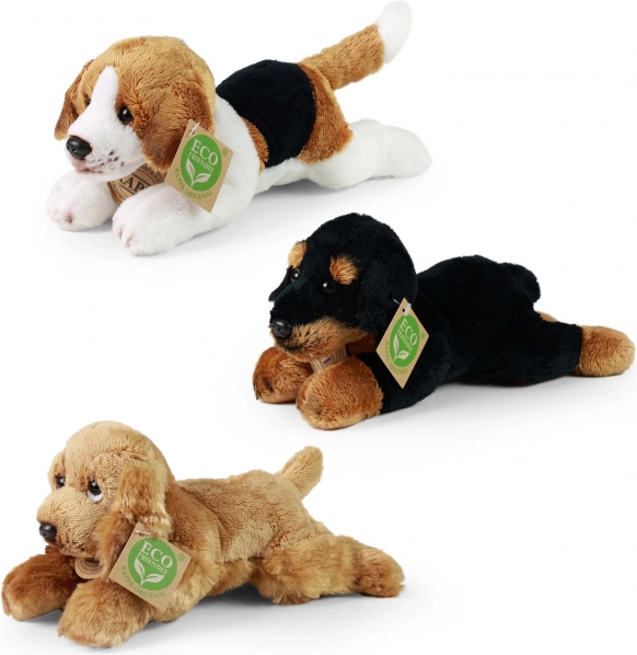 Chien en peluche 18 cm éco-responsable