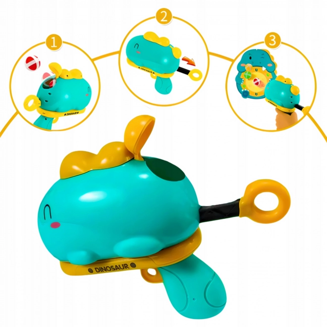 WOOPIE Arme dinosaure à billes avec cibles adhésives