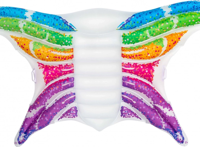 Matelas gonflable papillon arc-en-ciel 294 × 193 cm
