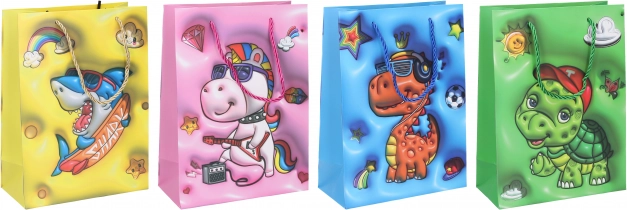 Sac cadeau pour enfants Taille L 31×40×12 cm