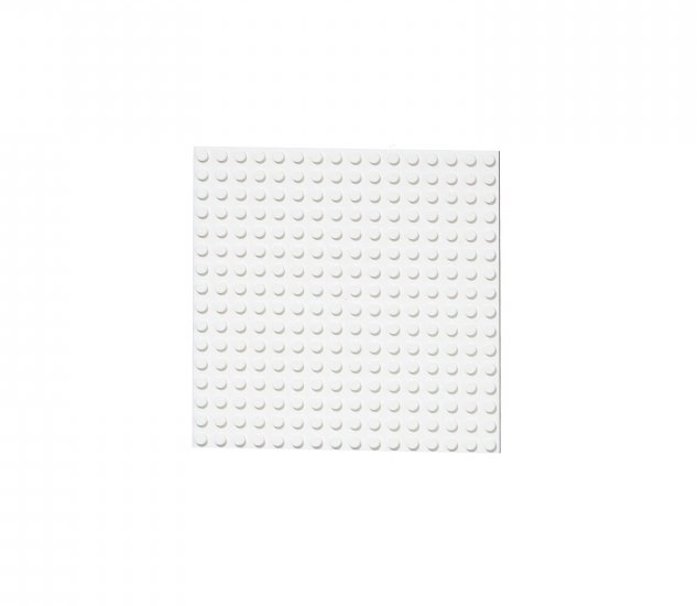 Plaque de construction double face 16x16 blanche