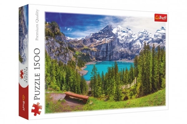 Puzzle Lac Oeschinen Alpes 1500 pièces
