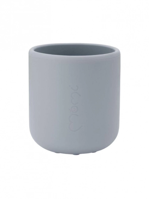 Set de vaisselle en silicone pour enfants MoMi AMI gris