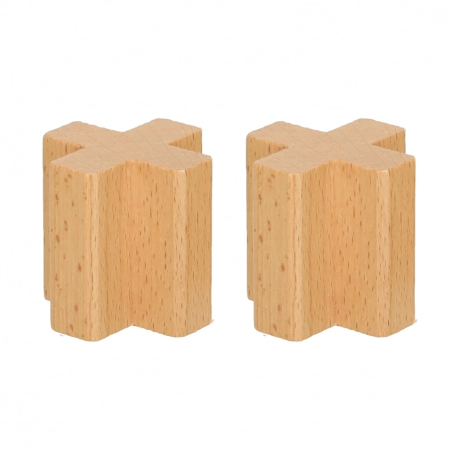 Blocs éducatifs en bois colorés Montessori