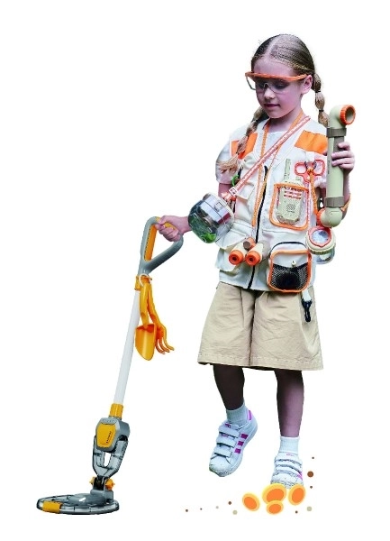 Détecteur de métaux pour enfants avec lumière LED et son