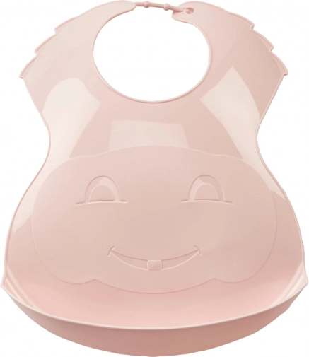 Bavoir en plastique, Powder Pink