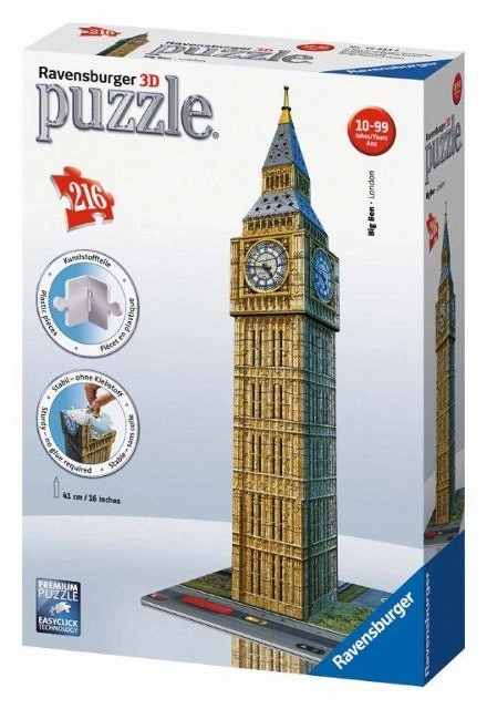 Ravensburger puzzle 3D Big Ben Londres 216 pièces