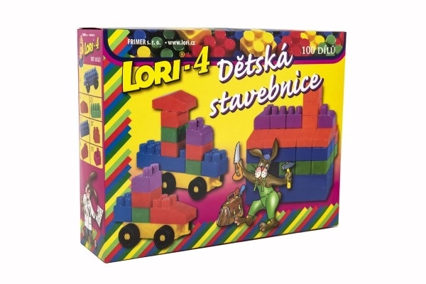 jeu de construction LORI 4 en plastique, 100 pièces