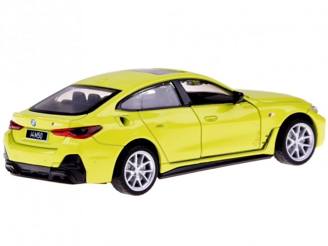 Modèle de voiture BMW i4 M50 Gran Coupe