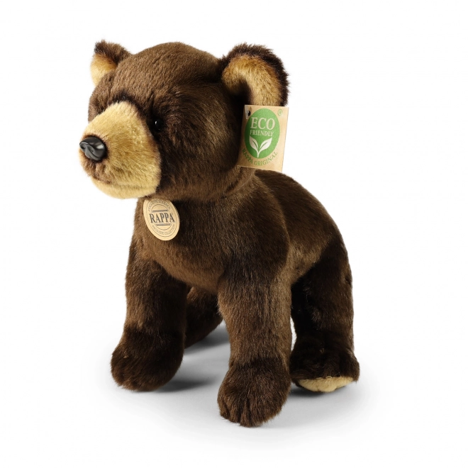 Ours en peluche assis 25 cm ÉCOLOGIQUE