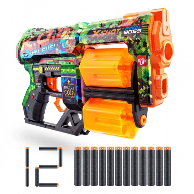 Pistolet à fléchettes X-Shot Skins Dread avec 12 flèches, version B