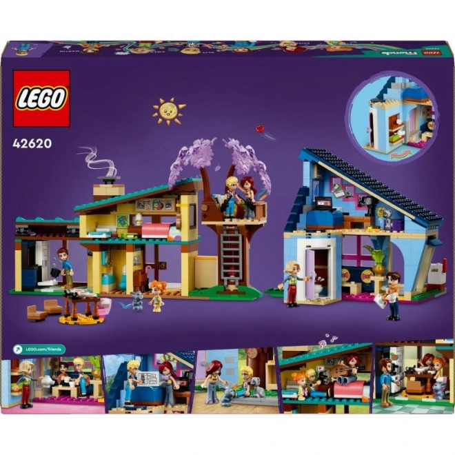 LEGO® Friends 42620 Maisons Familiales d'Olly et Paisley